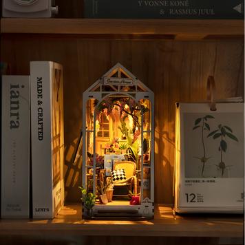 3D-Holzpuzzle Gartenhaus mit LED-Beleuchtung